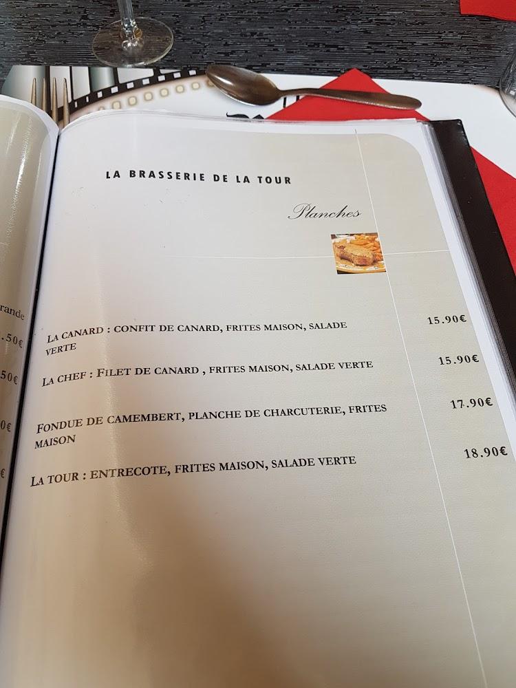 Bar brasserie de la tour - Menu Image 2